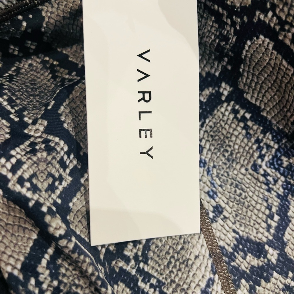 NWT Varley Leggings Python Snakeskin in Black and Gray Size XS - Picture 6 of 7